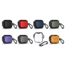 Ruggeds Latches Protective Case Cover Shockproof Shell for 2 Earbuds