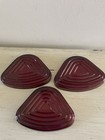 VINTAGE ANCHOR HOCKING RUBY RED RELISH TRAY INSERTS — photo 2