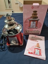 Retro Chocolate Fondue Fountain by Wicked Gizmos In Box Used Once