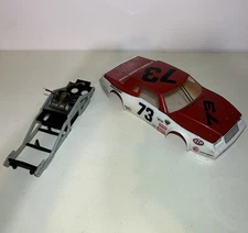 Rc Vintage Car Kyosho 1/12 Super Alta Stock Car Parts Chassis & Body Rare