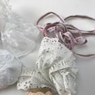 VINTAGE LOT of 15 Lace Victorian TRIMS Antique Junk Coquette Destash Fabric — photo 5