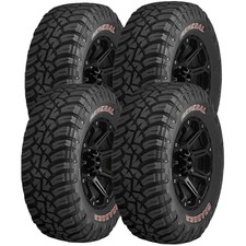 Qty 4 33x10.50r15lt General Grabber X3 114q Load Range C Red Letter Tires