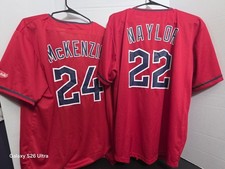JOSH NAYLOR CLEVELAND GUARDIANS & McKENZIE Baseball Jerseys Mens XL Lot Of 2