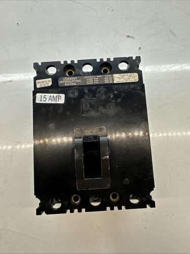 Square D FAL36015 Circuit Breaker 15A 3-Pole 600VAC - Bild 2 von 6