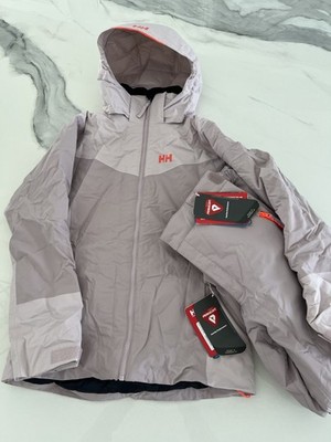 Helly Hansen Jr Divine Ski Jacket Snow Pants Girls Sz 16 Dusty Syrin Blush Pink