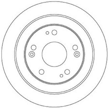 2x Bremsscheibe hinten für Honda Civic IX FK | 26233799