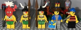 Lego 6262 Pirates I Islanders King Kahuka's Throne Complete Set Minifigures