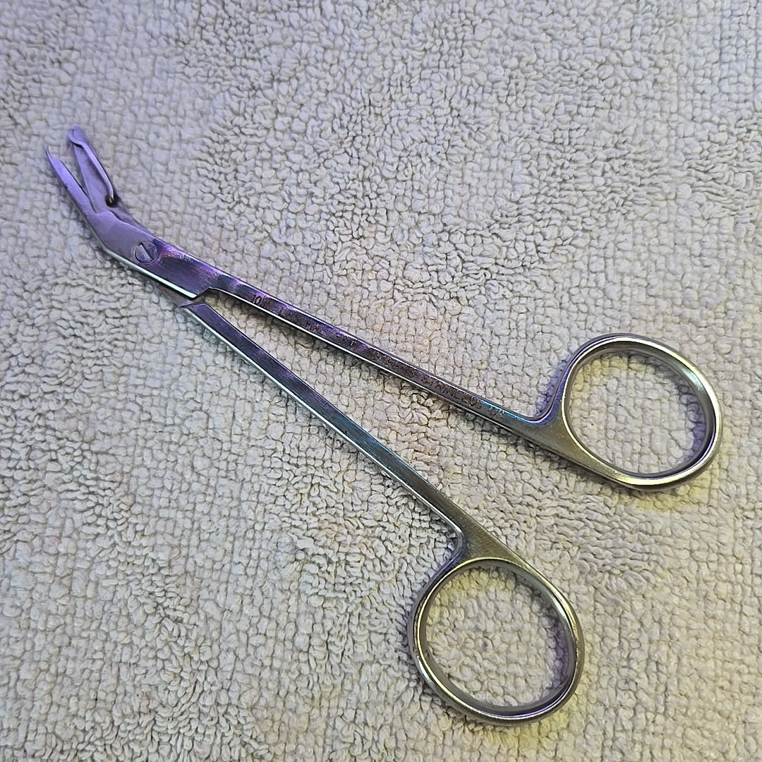 SEND OFFER! Laschal 103F 2 In 1 Suture Removal Cutter For Dental USA Lot #10