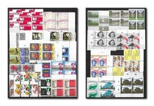 Netherlands 1978,1979, 1980 lot MNH stamps in blocks of 4 2 scans