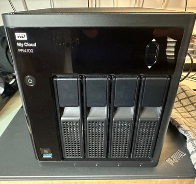 Used Once - My Cloud Pro Series PR4100 4 Bay NAS 8TB WDBNFA0080KBK-NESN