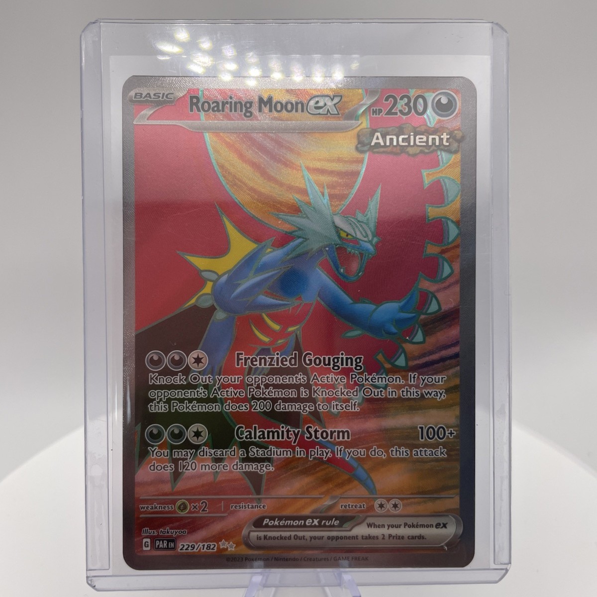 Pokemon TCG Roaring Moon EX Full Art Gold Paradox Rift Card 262/182 NM | eBay Pokemon TCG Roaring Moon EX Full Art Gold Paradox Rift Card 262/182 NM | eBay