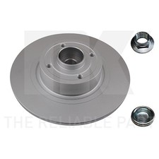 2 NK Bremsscheiben hinten für Renault Scenic Megane 2