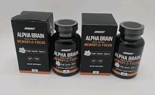 2 Onnit Alpha Brain All-in-One Product for Energy Management - 90 Tablet 04/27