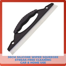 Silicone Flexible Window Wiper Squeegee Car Glass Shower Screen Water Cleaner