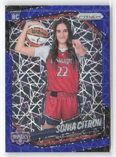2025 Panini Prizm WNBA #148 Sonia Citron Blue Velocity Prizms