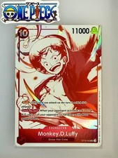 One Piece Card Game🏴‍☠️COLOR: RED ST10-006 MONKEY.D.LUFFY SR FOIL NM TCG ENG
