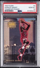 1993 FLEER TOWER OF POWER #8 HORACE GRANT PSA 10