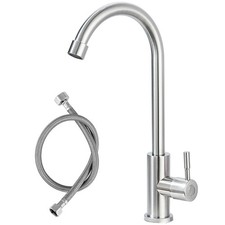 Kaltwasserhahn Küchenarmatur Wasserhahn Küche 360° Einhand Spültisch Armatur