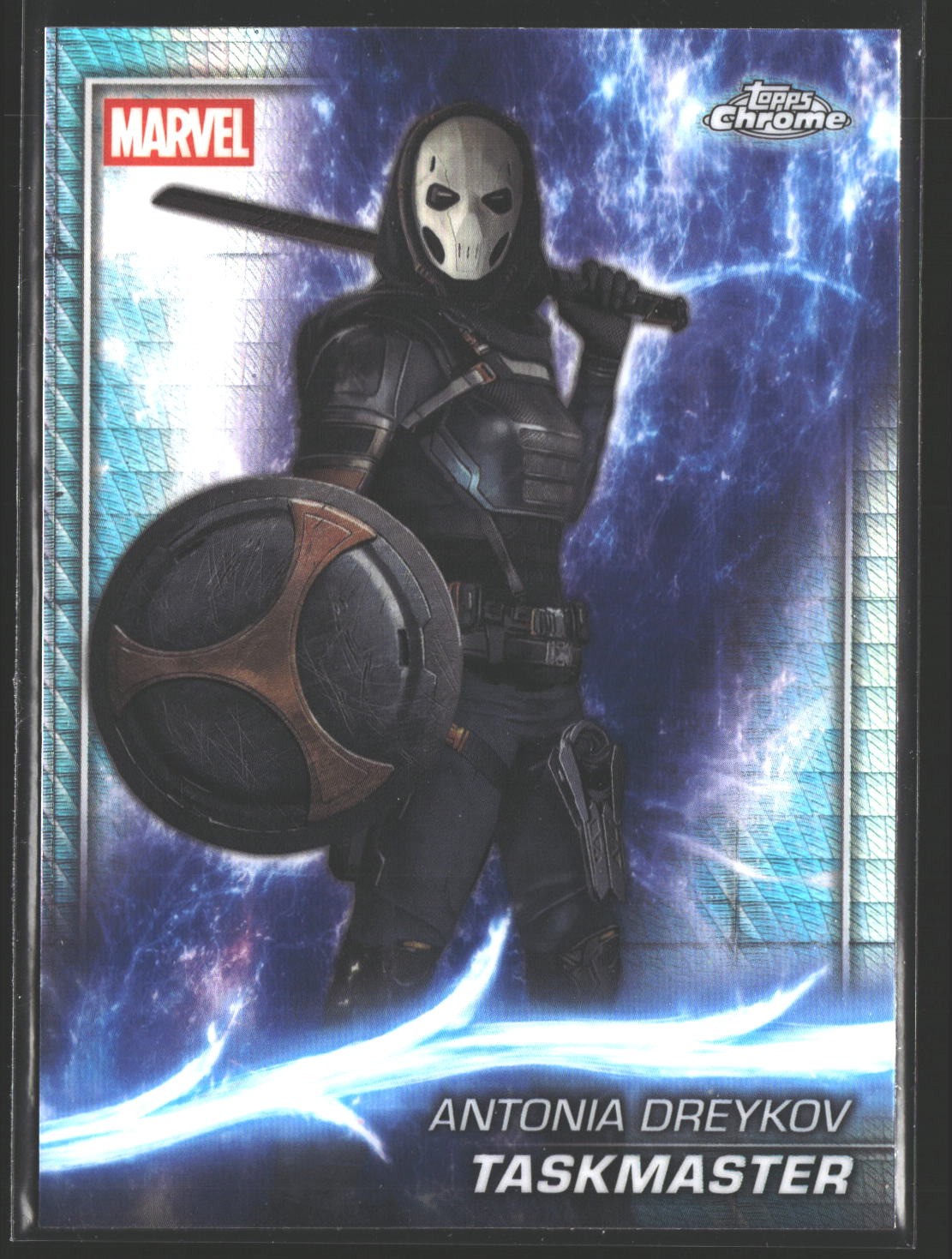 2025 Topps Chrome Marvel Studios #185 Taskmaster Prism Refractor