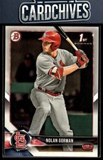 Nolan Gorman 2018 Bowman Draft #BD-117