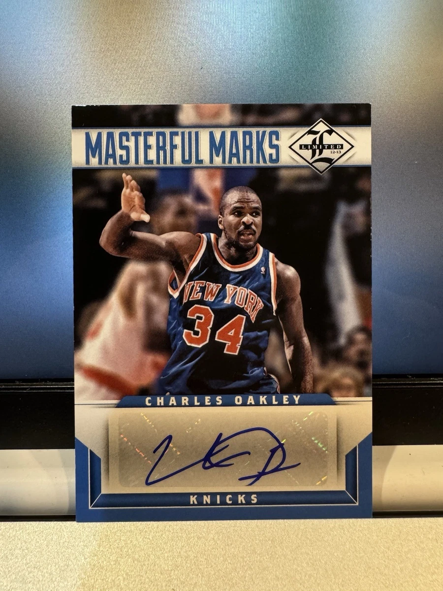 Charles Oakley Basketball Autographed Sports Trading Cards 