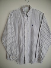 BROOKS BROTHERS MILANO Non Iron 100 American Supima Cotton Dress Shirt Men's XL
