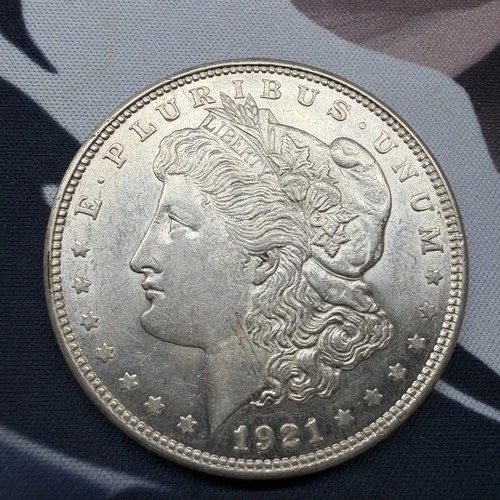 1921 D MORGAN SILVER DOLLAR! NICE AU/UNC Coin!
