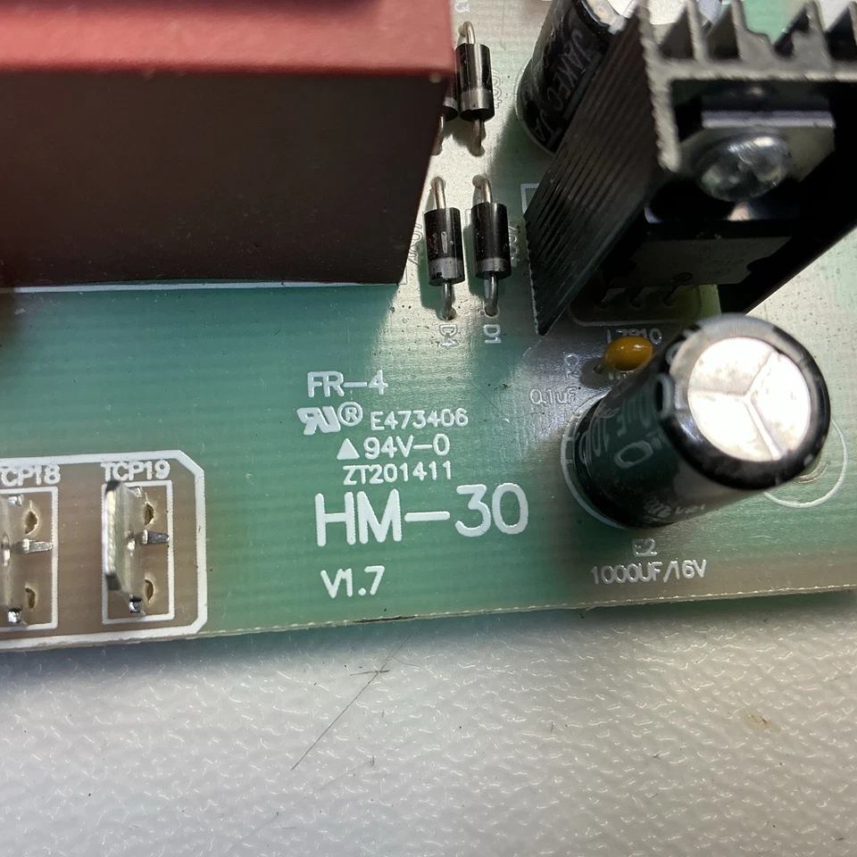 Blizzard PCB With Transformer W4 Replacement Control Board Part # HM-30 ZT201411 - Image 2 of 4