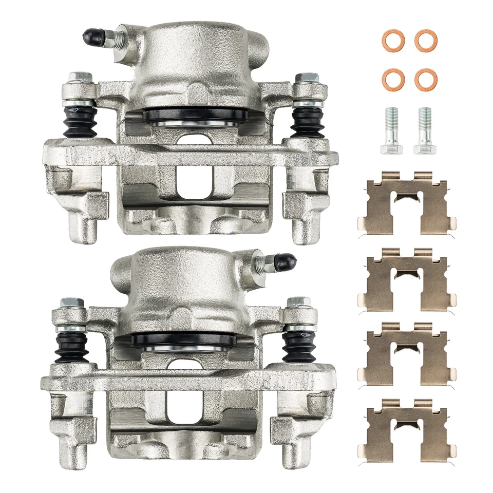 2x Front Brake Caliper w/ Bracket for Geo Tracker 1989-1997 Sidekick 1991-1998 Foto 2 de 4