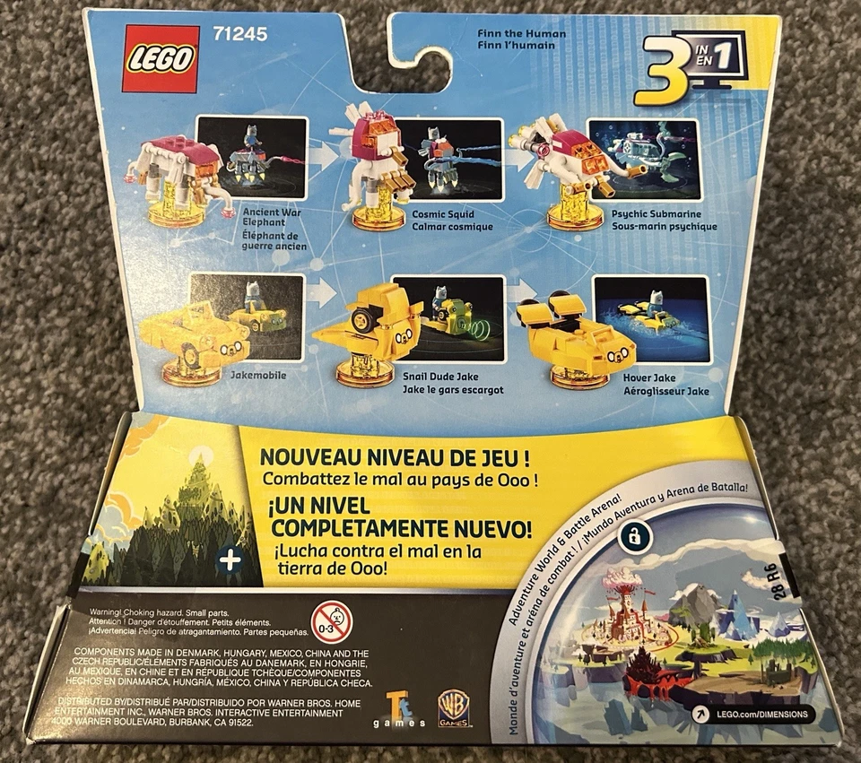 LEGO DIMENSIONS: Adventure Time, Lumpy Space Princess Jake BMO TEAM PACK 71246 - Image 2 of 2