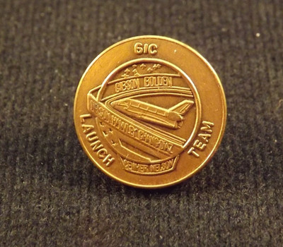 NASA STS-61-C Space Shuttle Mission Launch Team Lapel Pin Tie Tack