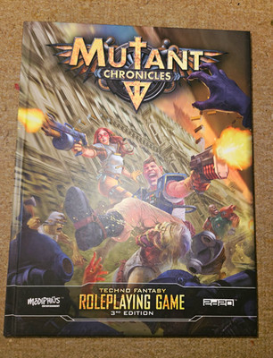 Modiphius Mutant Chronicles Techno Fantasy RPG 3rd Ed Hardcover 2015 MUH050001