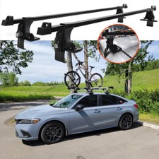 For Honda Civic 2016-2022 54 Roof Rack Cross Bar Iron Luggage Carrier W Lock