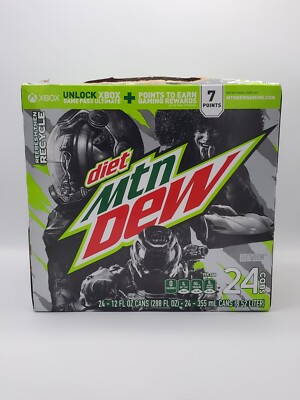EMPTY 2023 Diet Mtn Dew Gaming XBOX STARFIELD REDFALL DOOM FORZA 24pk BOX DIY 