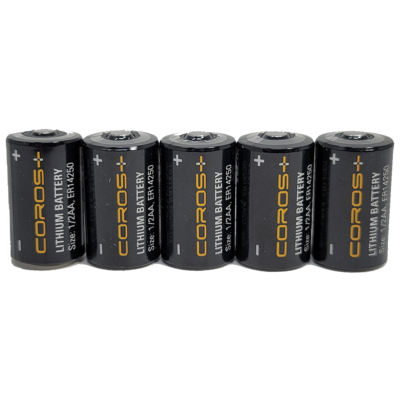 Coros CLE-03 1/2 AA 3.6V Lithium Thionyl Chloride Battery (5