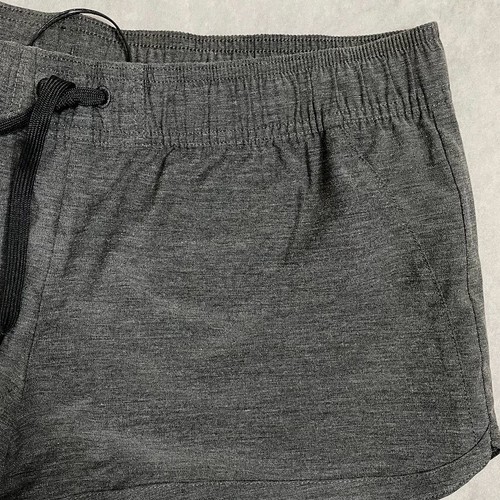 NEW prAna Swim Shorts Women's Size M Black Mid Rise Board Athletic Hybrid Shorts - Picture 3 of 17
