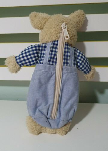 MARKS AND SPENCER PENCIL CASE PIG IN OVERALLS 27CM - Picture 2 of 2