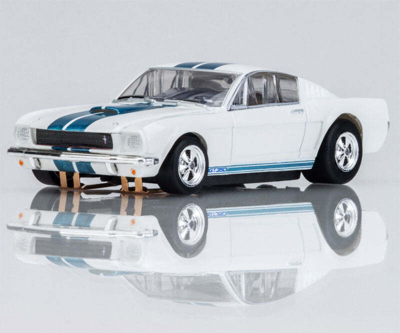 AFX Mega G+☆1965 Shelby Mustang GT350R☆ AFX 1965 Shelby Mustang GT350R Mark Donohue Blue/White Mega