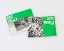 CANON EOS 630 MANUALS SET OF 2 PARTS 1  2 