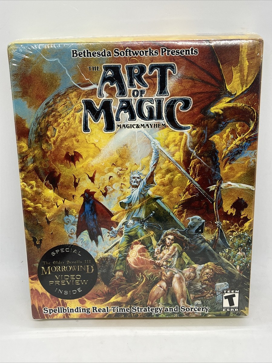 SEALED Bethesda The Art of Magic (Magic & Mayhem) Big Box PC CD