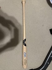 Christian Franklin Game Used Bat Chicago Cubs Signed Guaranteed To Pass