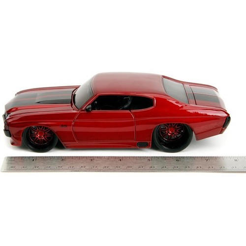 JADA TOYS - CHEVROLET Chevlle SS 1971 Rojo PINK SLIPS - 1/24 - JAD35191 - Imagen 6 de 7