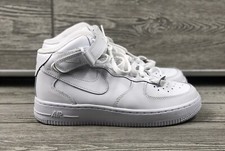 Nike Air Force 1 Highs 07 Size 5Y Sneakers AF1 Youth Triple White 314195-113