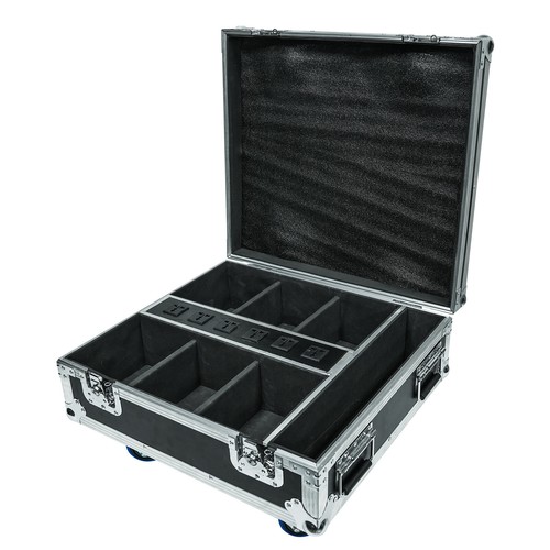 Rechargeable Flight Case For 6Pcs UP LightING Stage Par Light Case with Wheels - Picture 4 of 8