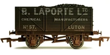 Dapol 4F-080-117 Laporte Mineral 8 Plank Wagon No57 Weathered OO Gauge Tracked48