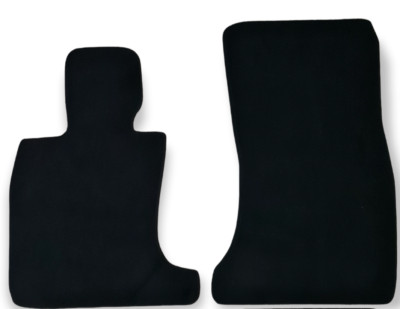 Front Car Floor Mats Velour For BMW 7 F01 Waterproof Black Carpet Liners New 2pc