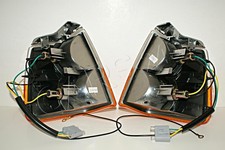 Driver Side Clear & Amber Corner Light For Volvo 240 (1990-1993) – Replacement Lamp Compatible With OEM 13126230 / VO2520102