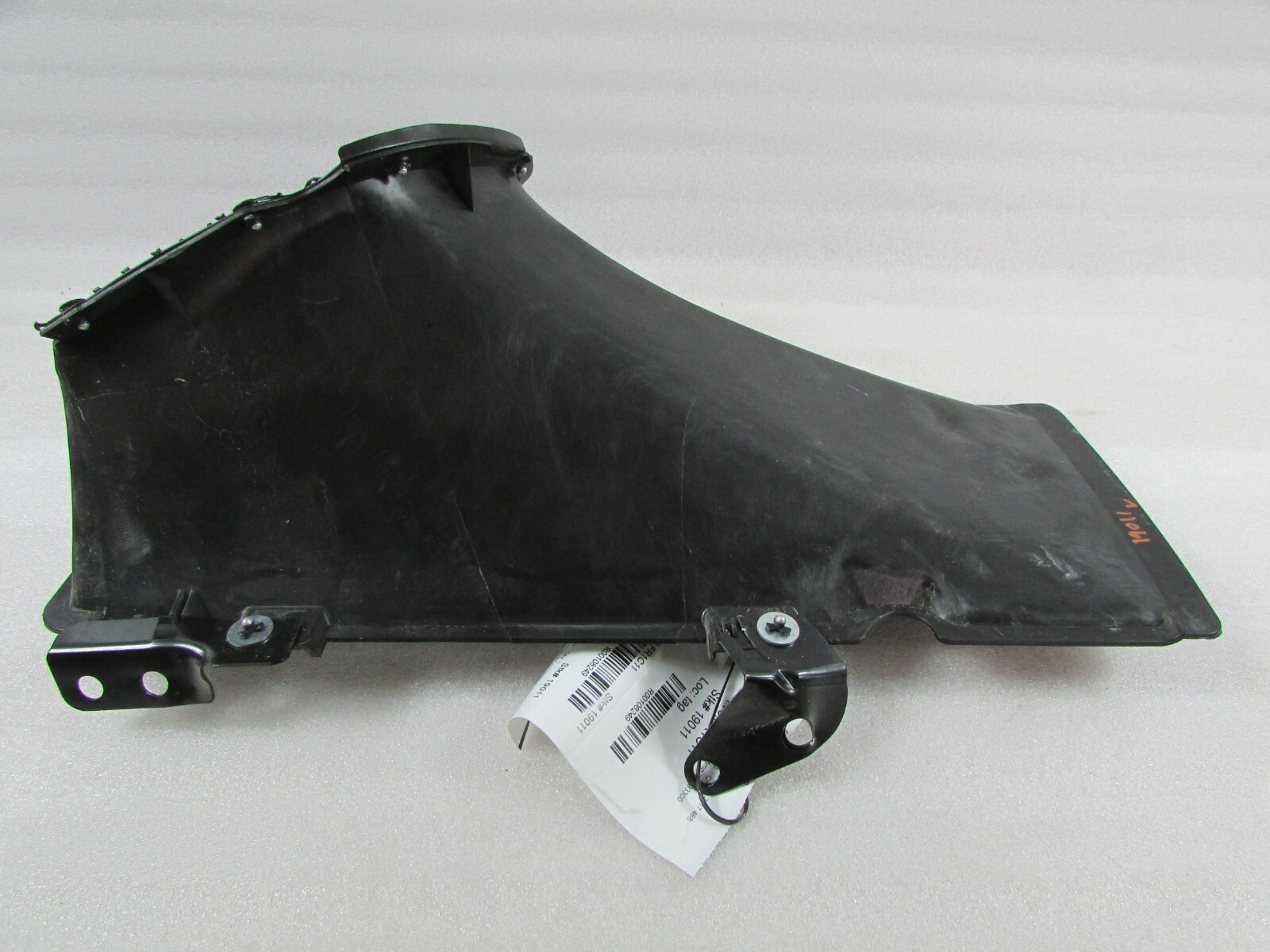 Ferrari 488, LH, Left Intercooler Air Inlet Duct, Used, P/N 87493300