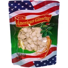 4oz-16oz American Ginseng Slice Root SIZE MEDIUM Thin Ginseng Slice Circle美国花旗参片