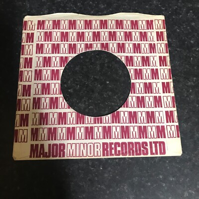 One 7''  Major Minor -     Original Record  Sleeve    1-24b